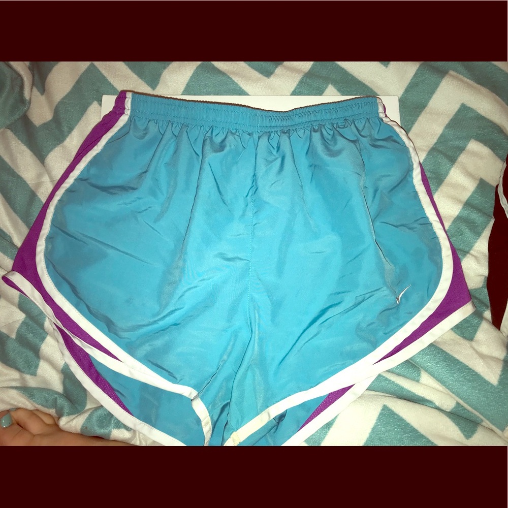 Nike shorts size M blue and purple athletic shorts